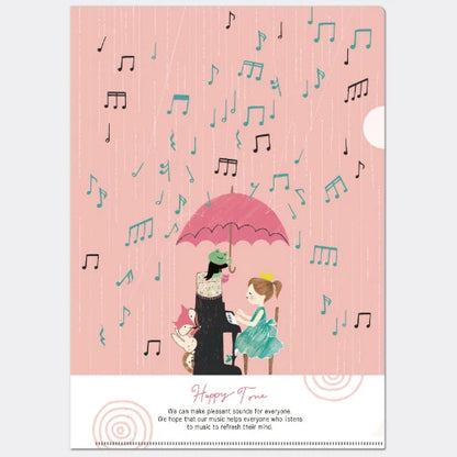 Kinose Printing Happy Tone A4 Clear File
