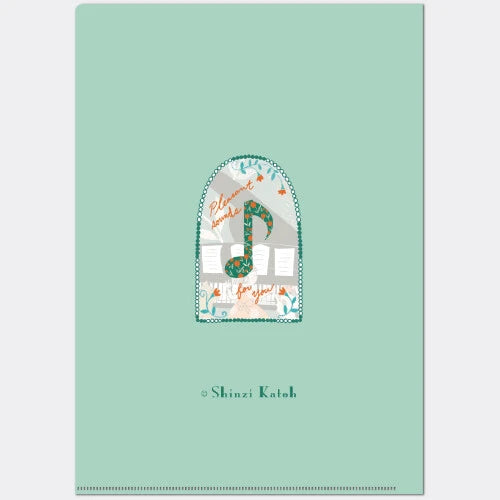Kinose Printing Happy Tone A4 Clear File