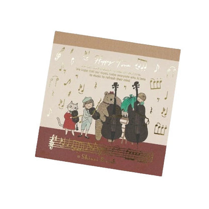 Kinose Printing Happy Tone Block Memo Pad