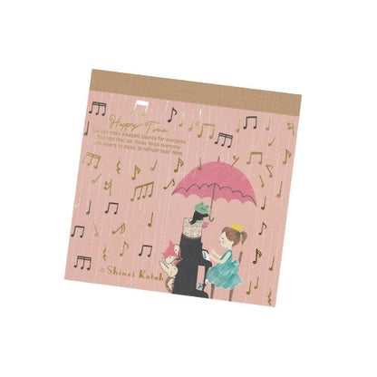 Kinose Printing Happy Tone Block Memo Pad
