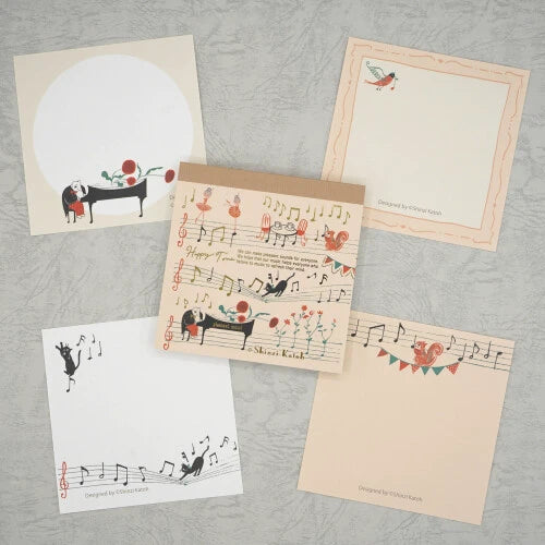 Kinose Printing Happy Tone Block Memo Pad