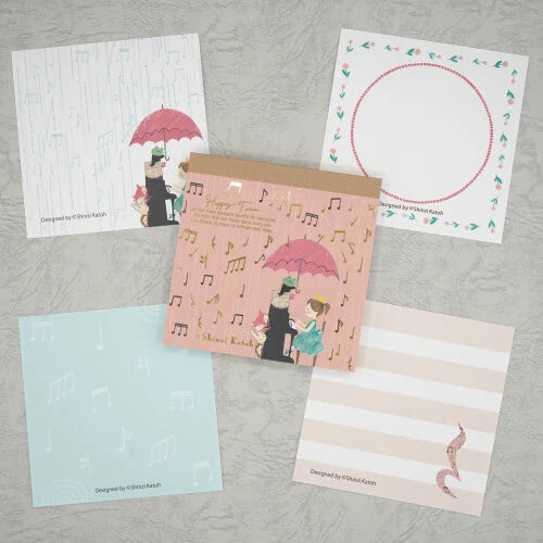 Kinose Printing Happy Tone Block Memo Pad