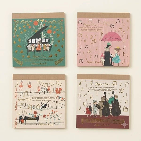 Kinose Printing Happy Tone Block Memo Pad