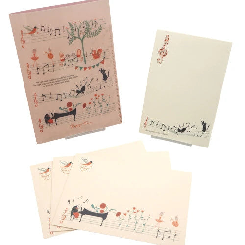 Kinose Printing Happy Tone Letter Set with File