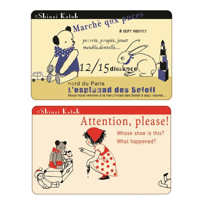 SEAL-DO PRINTING IC Card Privacy Stickers - Teddy Bear