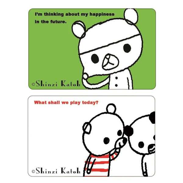 SEAL-DO PRINTING IC Card Privacy Stickers - Bear's Friend