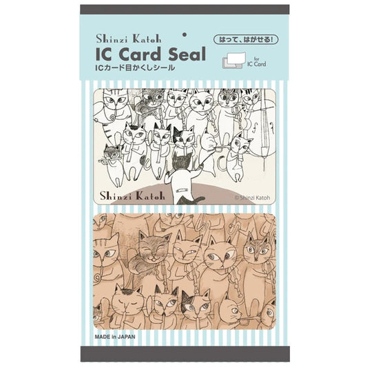 SEAL-DO PRINTING IC Card Stickers - Cat Orchestra