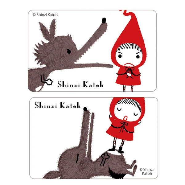 SEAL-DO PRINTING IC Card Privacy Stickers - Little Red Riding Hood