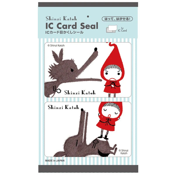 SEAL-DO PRINTING IC Card Privacy Stickers - Little Red Riding Hood