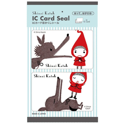 SEAL-DO PRINTING IC Card Privacy Stickers - Little Red Riding Hood