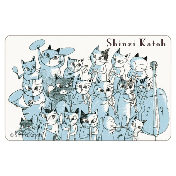 SEAL-DO PRINTING IC Card Privacy Stickers - Cat Orchestra