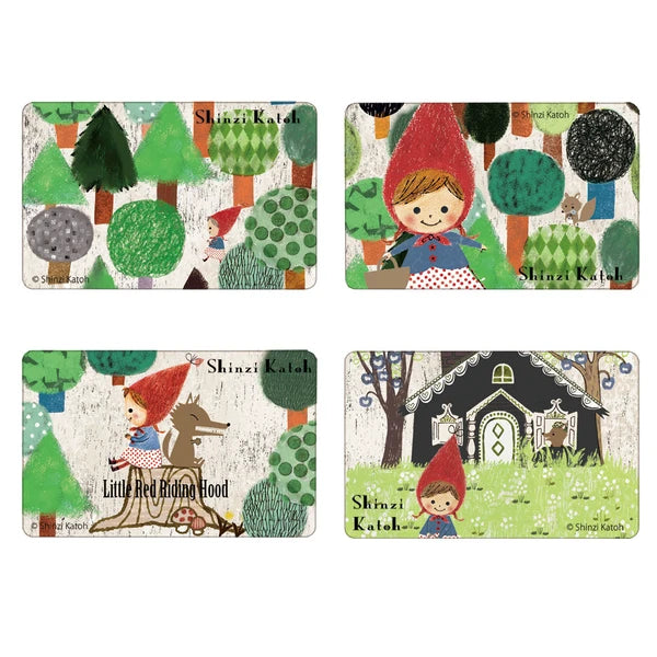 SEAL-DO PRINTING IC Card Privacy Stickers - Red Hood
