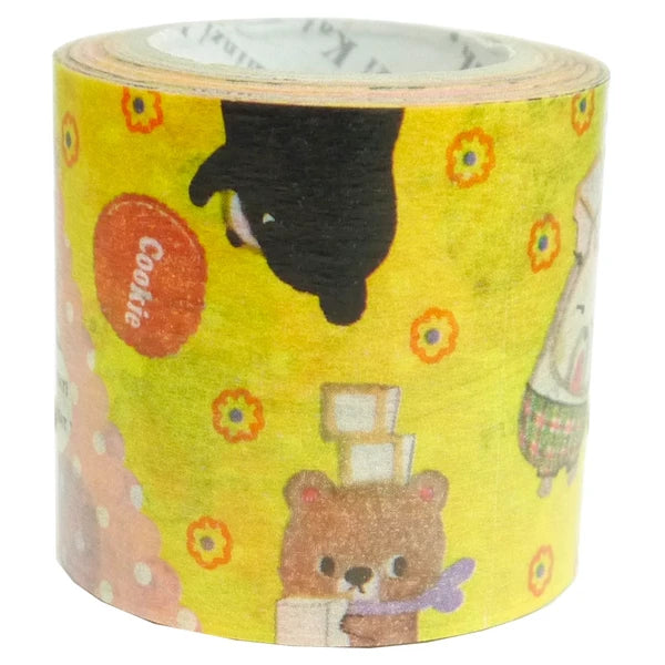 SEAL-DO PRINTING Funny Animals Wide Masking Tape