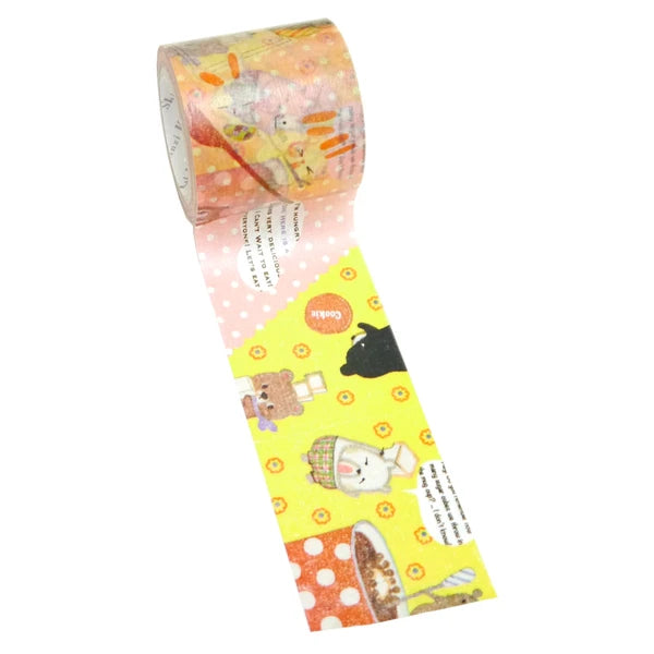 SEAL-DO PRINTING Funny Animals Wide Masking Tape