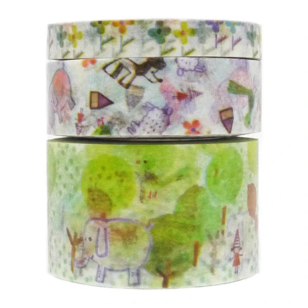SEAL-DO PRINTING A Story 3-Roll Masking Tape Set - Paint