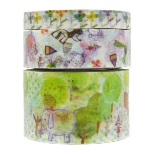 SEAL-DO PRINTING A Story 3-Roll Masking Tape Set - Paint