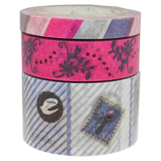 SEAL-DO PRINTING Paris Stamp A Story Masking Tape Set