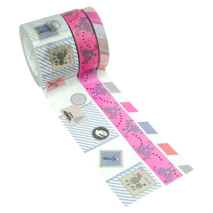 SEAL-DO PRINTING Paris Stamp A Story Masking Tape Set