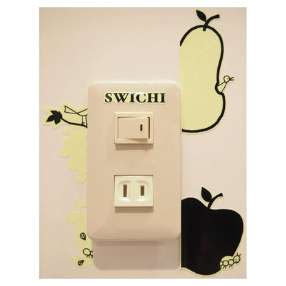 SEAL-DO PRINTING Glow-in-the-Dark Wall Art Sticker - Fruits Switch Size