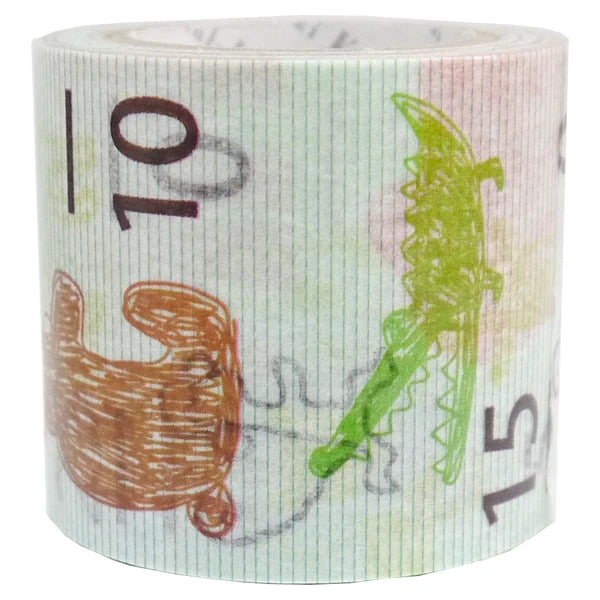 SEAL-DO PRINTING Measure Animals Wide Masking Tape