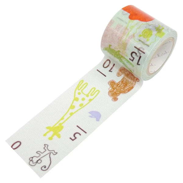 SEAL-DO PRINTING Measure Animals Wide Masking Tape