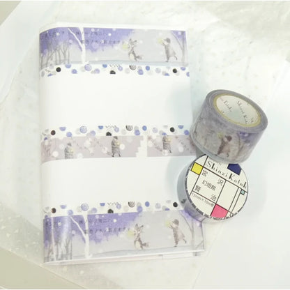 SEAL-DO PRINTING A Story 3-Roll Masking Tape Set - Miyazawa Kenji Set C