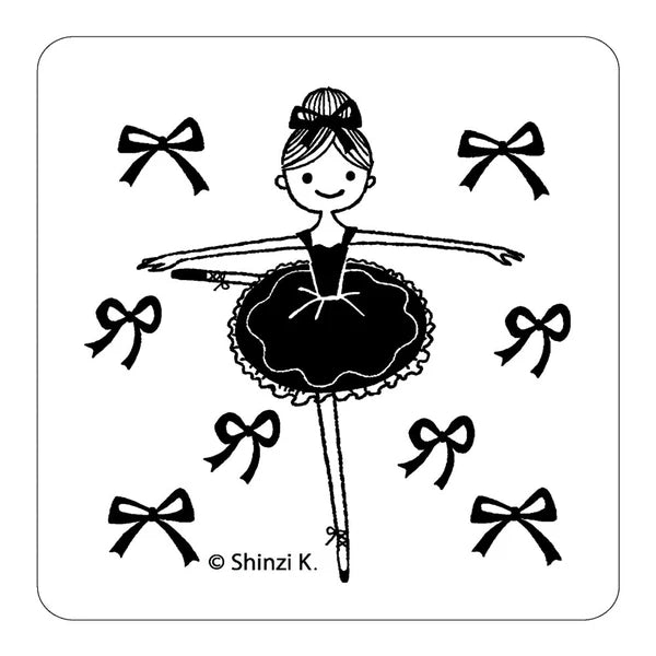 SEAL-DO PRINTING Ballet Glow-in-the-Dark Sticker - Releve Ribbon