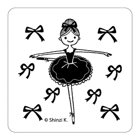 SEAL-DO PRINTING Ballet Glow-in-the-Dark Sticker - Releve Ribbon