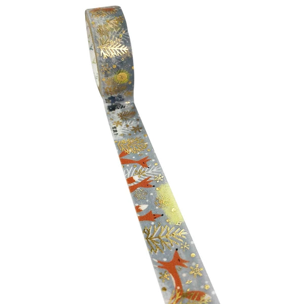 SEAL-DO PRINTING Miyazawa Kenji Kirapika Masking Tape - Snow Crossing - Additional product image