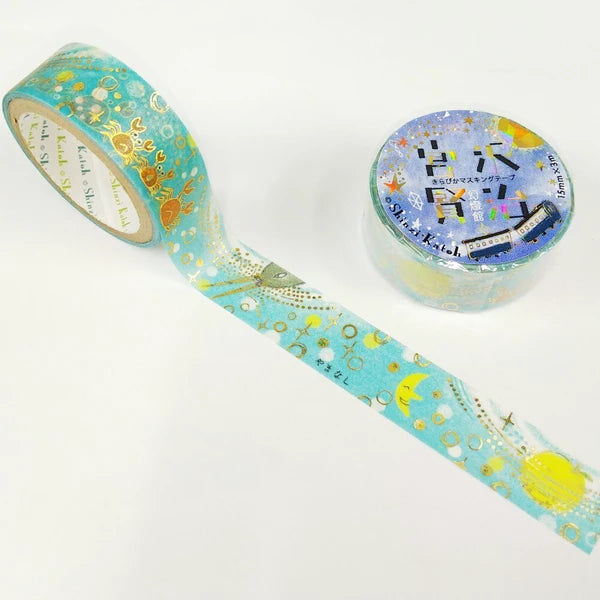 SEAL-DO PRINTING Miyazawa Kenji Kirapika Masking Tape - Yamanashi - Additional product image