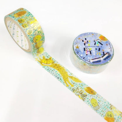 SEAL-DO PRINTING Miyazawa Kenji Kirapika Masking Tape - The Acorns and the Wildcat - Additional product image