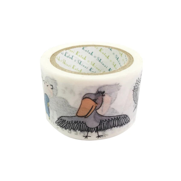 SEAL-DO PRINTING Kirapika 27mm Masking Tape - Endangered Birds - Additional product image