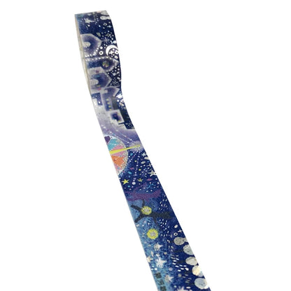 SEAL-DO PRINTING Miyazawa Kenji Kirapika Masking Tape - Night on the Galactic Railroad - Additional product image