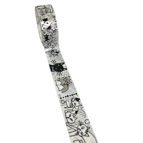 SEAL-DO PRINTING Miyazawa Kenji Kirapika Masking Tape - The Cat's Office - Additional product image