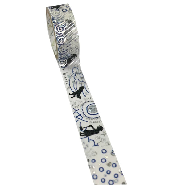 SEAL-DO PRINTING Miyazawa Kenji Kirapika Foil Masking Tape - Ame ni mo Makezu