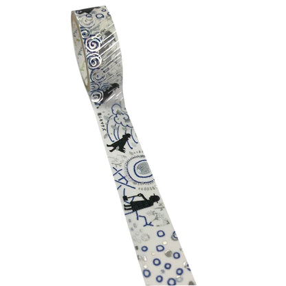 SEAL-DO PRINTING Miyazawa Kenji Kirapika Foil Masking Tape - Ame ni mo Makezu
