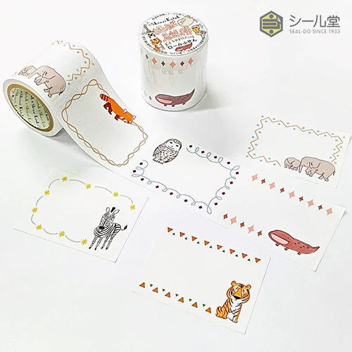 SEAL-DO PRINTING Roll Sticky Notes - Endangered Species Assortment 1