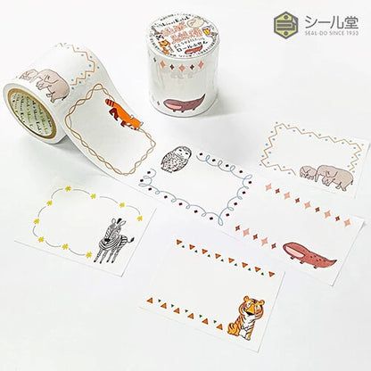 SEAL-DO PRINTING Roll Sticky Notes - Endangered Species Assortment 1