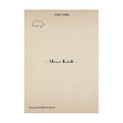 SEAL-DO PRINTING Banana Paper Postcard - Toson Shimazaki First Love