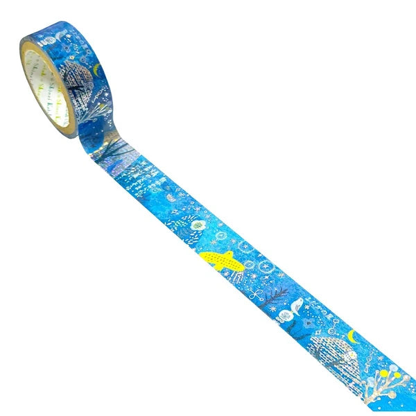SEAL-DO PRINTING Miyazawa Kenji Gento-kan Kirapika Masking Tape - The Nighthawk Star 3