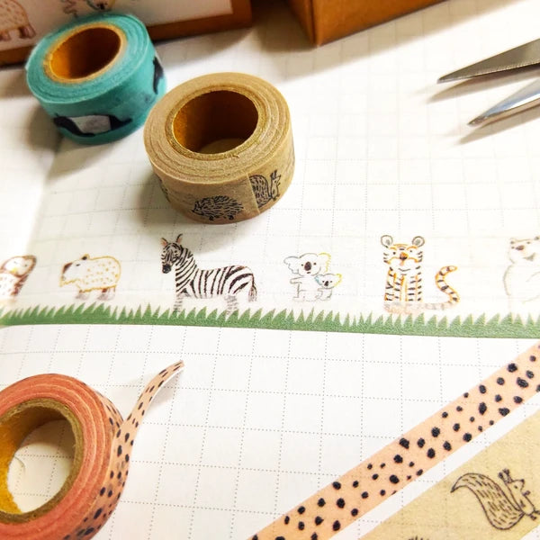 SEAL-DO PRINTING Petit Mas Box Mini Masking Tape Set - Birds - Additional product image