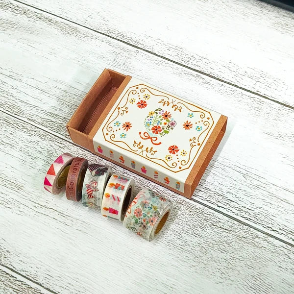 SEAL-DO PRINTING Petit Mas Box Mini Masking Tape Set - Happy Celebration - Additional product image