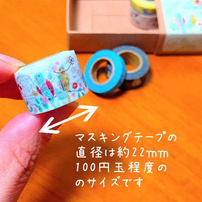 SEAL-DO PRINTING Petit Mas Box Mini Masking Tape Set - Botanical - Additional product image