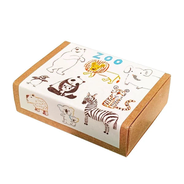 SEAL-DO PRINTING Petit Mas Box Mini Masking Tape Set - Zoo - Additional product image