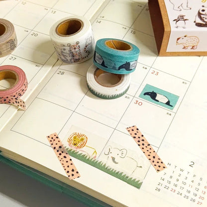 SEAL-DO PRINTING Petit Mas Box Mini Masking Tape Set - Cats